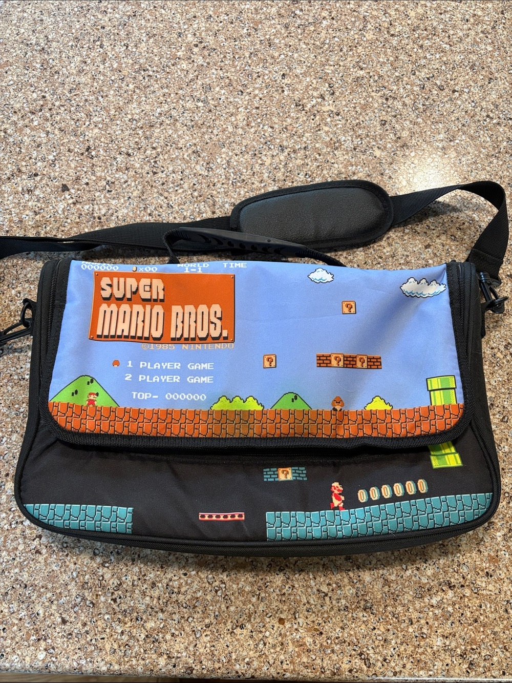 Super Mario Bros. Branded Messenger Bag - Nintendo Switch Carrier Bag